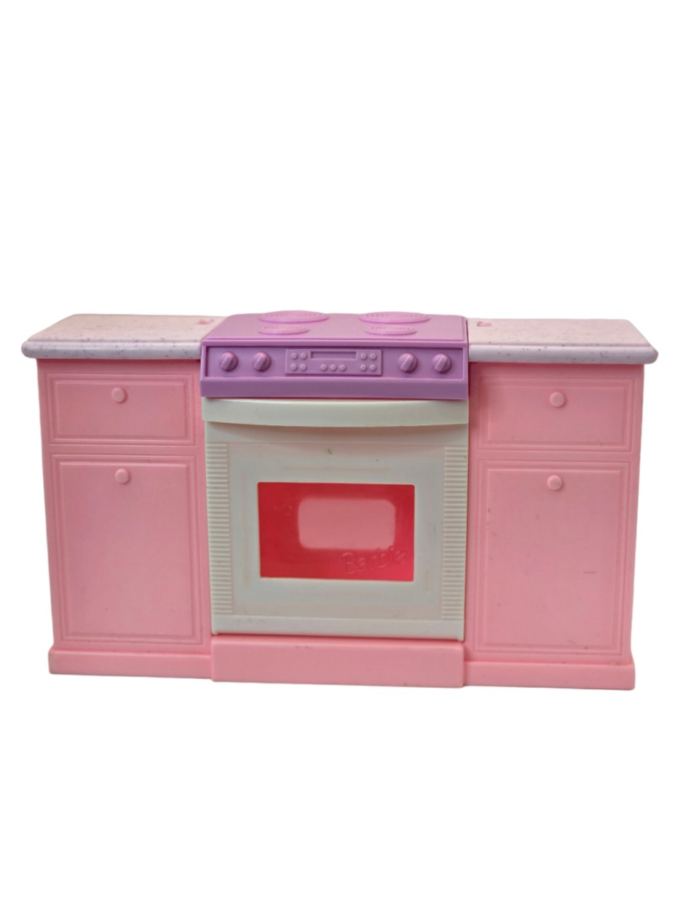 Girls Barbie Toy Kitchen Stove Accessory One Size Pink and Purple